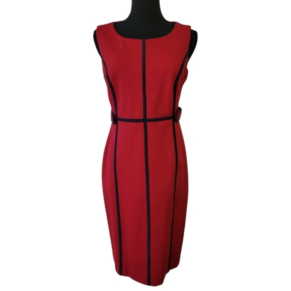 Boden Red Sleeveless Bodycon Dress Size 6 - Picture 1 of 4